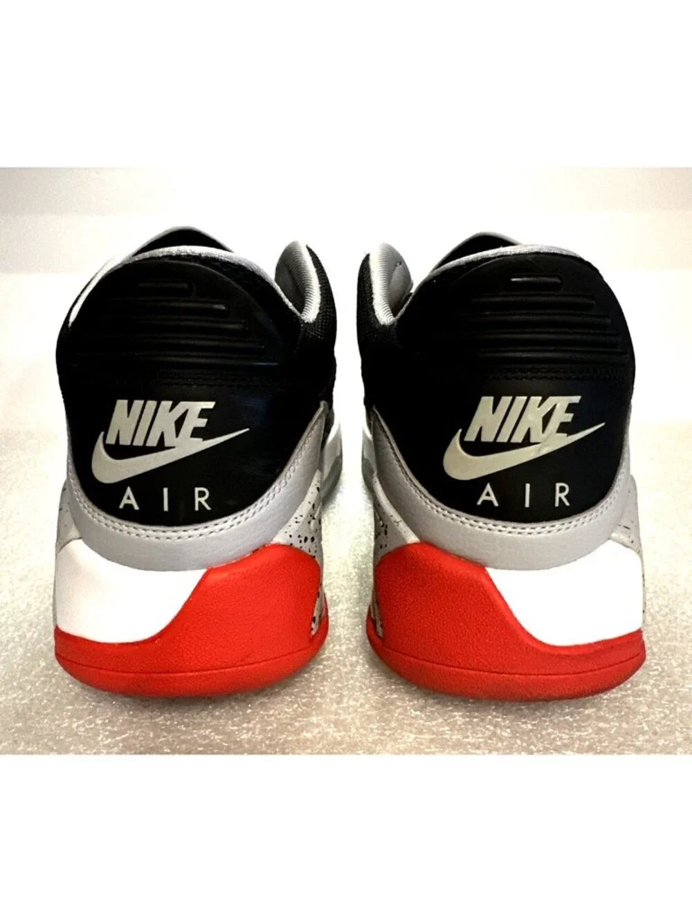 Nike Air Jordan Point Lane Black Cement Shoes Sneakers Men's Size 10.5 Excellent